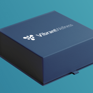 Dark blue Vibrant Wellness box | Aesura Health