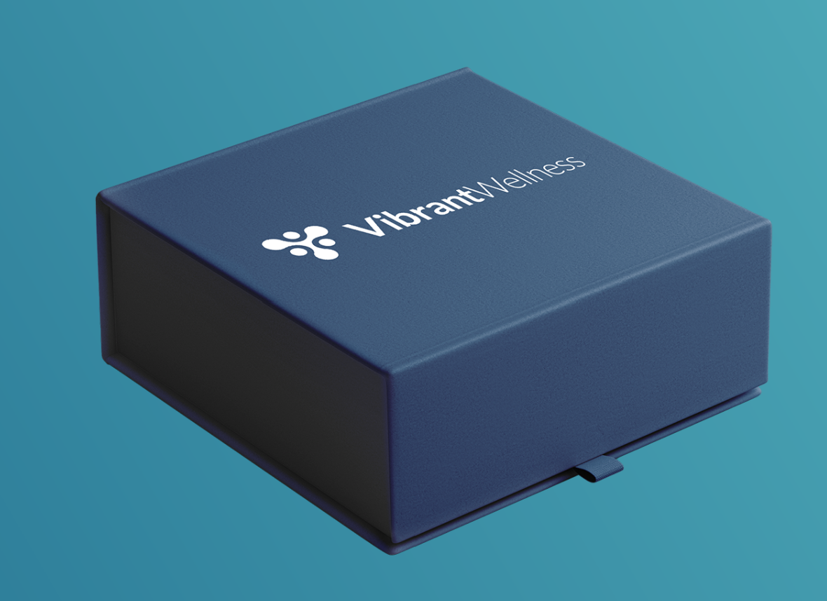 Dark blue Vibrant Wellness box | Aesura Health