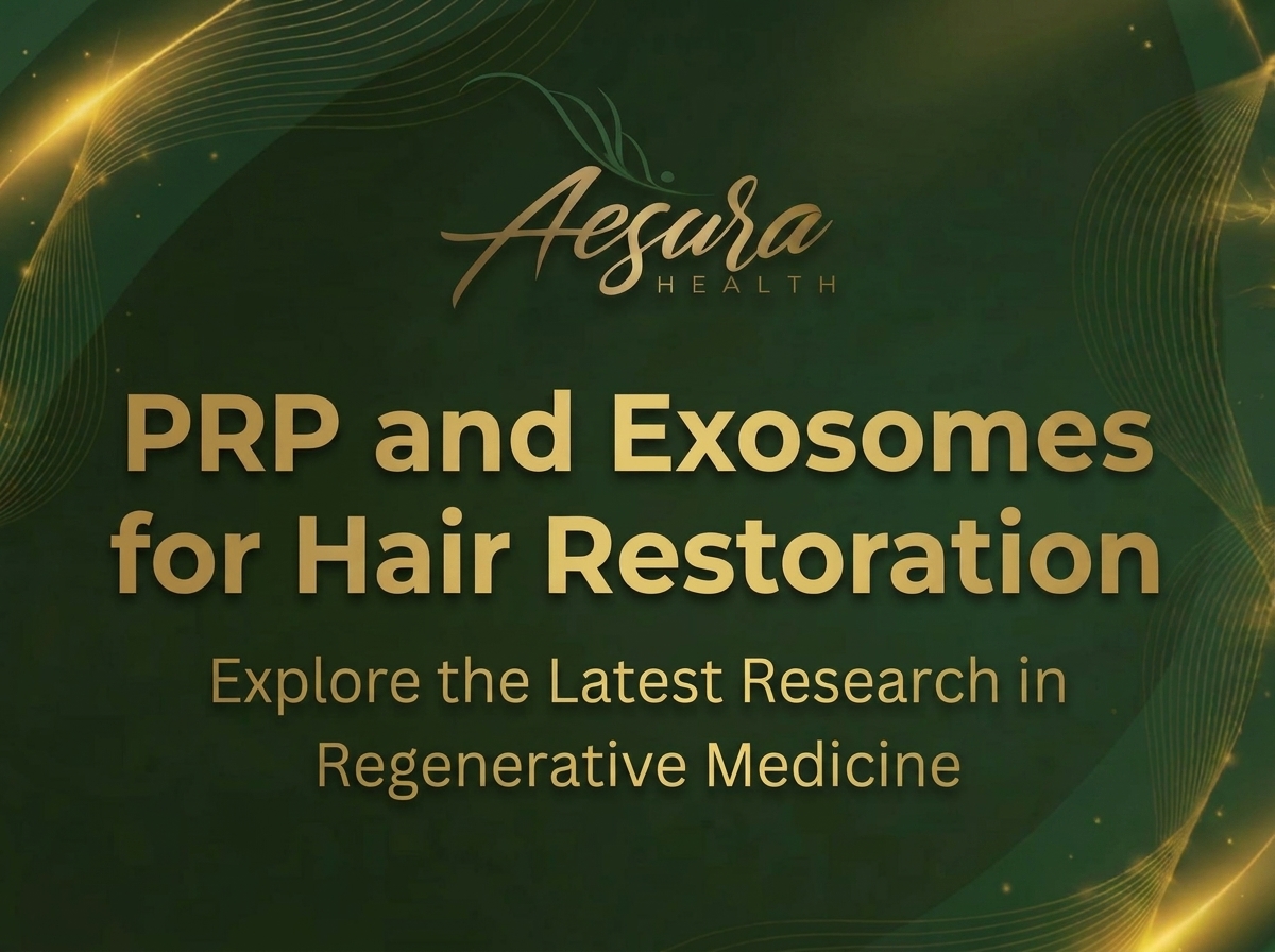 PRP and Exosomes Hair Restoration - Blog Title Card