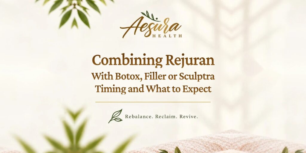 “Combining Rejuran with Botox, filler or Sculptra: timing guide from Aesura Health